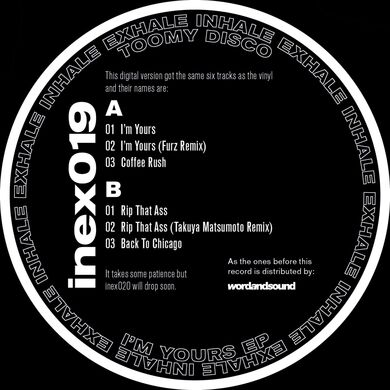 Toomy Disco - I'm Yours EP