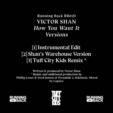 Victor Shan - How You Want It Versions