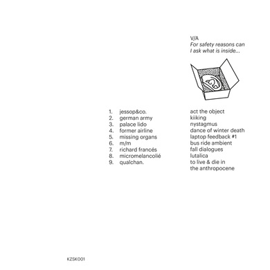 Various Artists - For Safety Reasons Can I Ask What Is Inside
