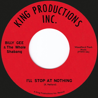 Billy Gee - I'll Stop At Nothing