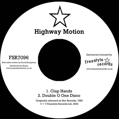 Highway Motion - Clap Hands / Double O One Disco