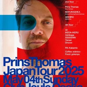 Prins Thomas Japan Tour 2025 in Osaka