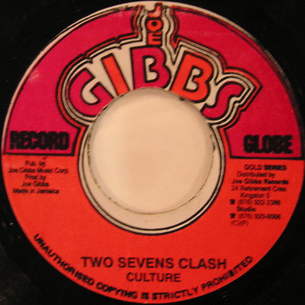 Culture - Two Sevens Clash : 7inch