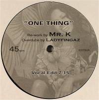 Amerie - One Thing (Re-worked By Mr. K) : 12inch