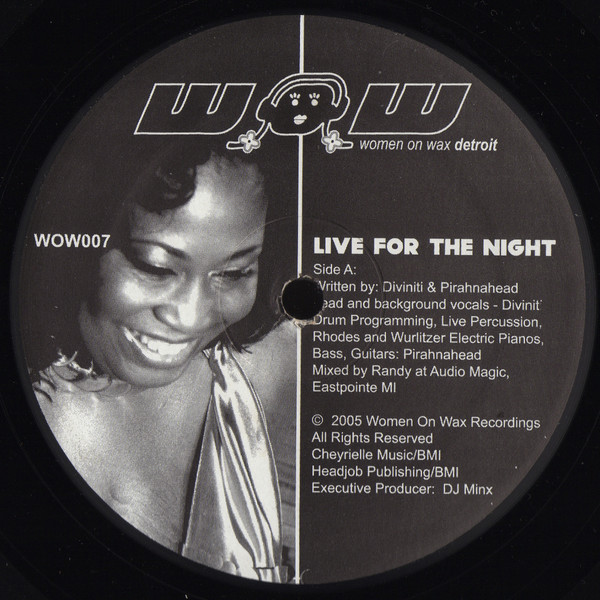 Diviniti & Pirahnahead - Live For The Nights : 12inch