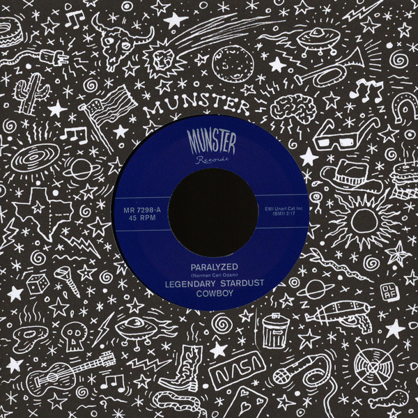 Legendary Stardust Cowboy - Paralized / Down In The Wrecking Yard : 7inch