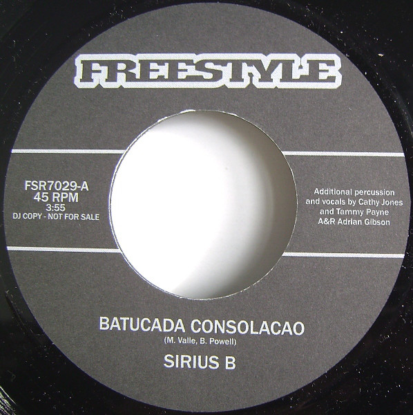 Sirius B - Batacuda Consolacao / Something New : 7inch
