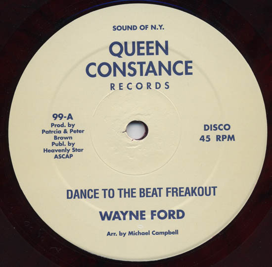 Wayne Ford - Dance To The Beat Freak Out : 12inch