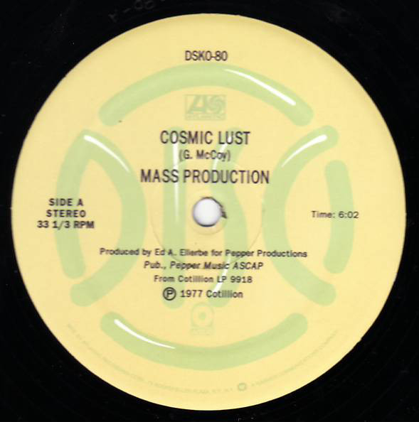 Mass Production - Cosmic Lust / Welcome To Our World (Of Merry Music)