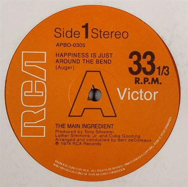 The Main Ingredient - Happiness Is Just Around The Bend/ Rolling Down A Mountainside : 12inch