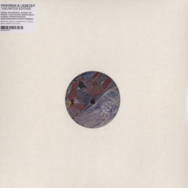 BURNT FRIEDMAN & JAKI LIEBEZEIT - Unlimited Edition