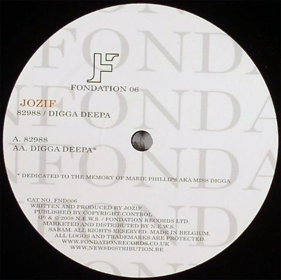 Jozif - 82988 / Digga Deepa : 12inch