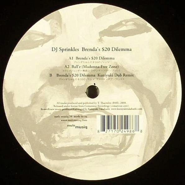 DJ Sprinkles Aka Terre Thaemlitz - Brenda&#039;s $20 Dilemma : 12inch