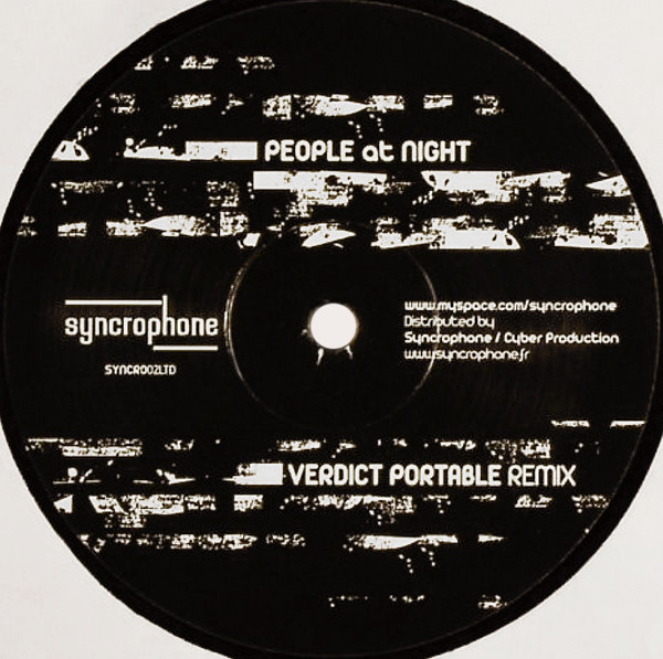 People At Night - Verdict Portable remix : 10inch