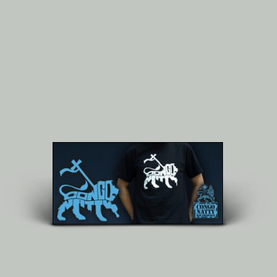Congo Natty - Black - White Lion Logo Size L | NEWTONE RECORDS Congo Natty - Black - White Lion Logo Size L | NEWTONE RECORDS