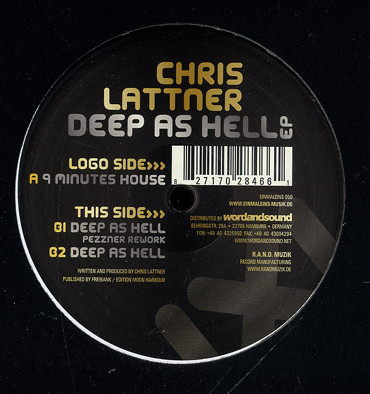 Chris Lattner - Deep As Hell EP : 12inch