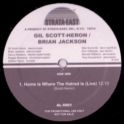 Gil Scott-Heron & Brian Jackson - Home Is Where The Hatred Is (Live)