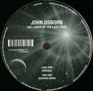 John Osborn - Lords Of The Last Days : 12inch