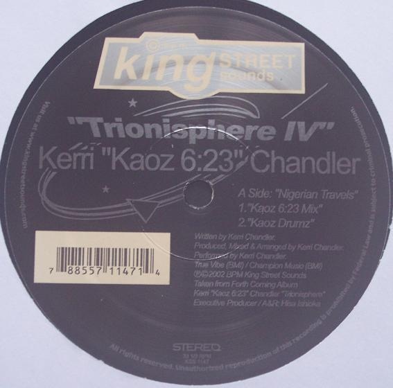 Kerri Chandler - Trionisphere IV : 12inch