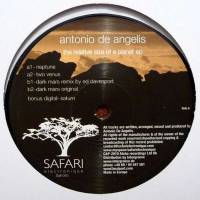 Antonio De Angelis - The Relative Size Of A Planet EP : 12inch