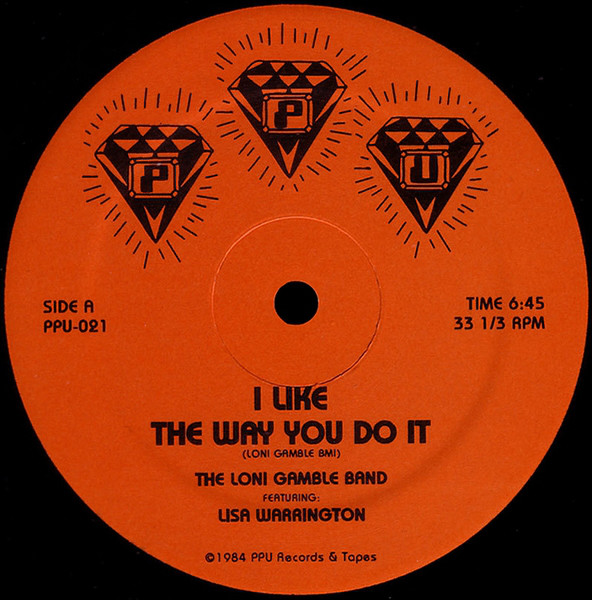 The Loni Gamble Band Feat. Lisa Warrington - I Like The Way You Do It : 12inch
