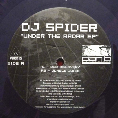DJ Spider - Under The Radar EP : 12inch