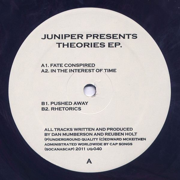 Juniper Presents - Theories EP : 12inch