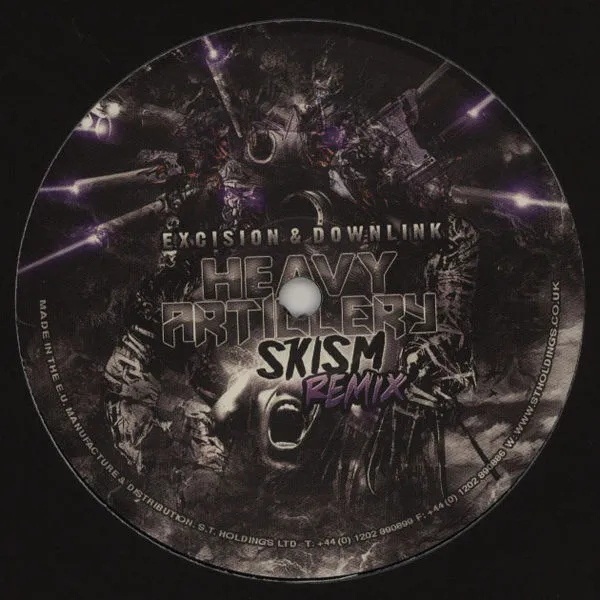 Excision & Downlink - Heavy Artillery (SKISM Remix) / Reploid(DOCUMENT1 Remix) : 12inch