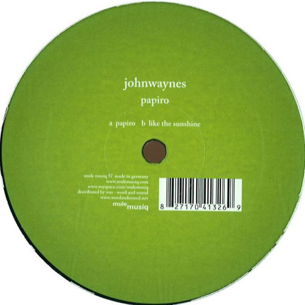 Johnwaynes - Papiro : 12inch