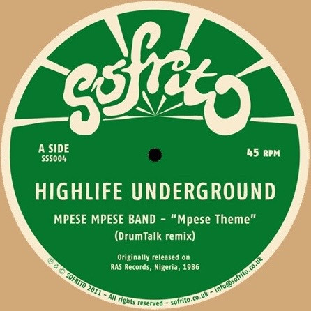 Mpese Mpese Band / Canadoes Dance Band - Highlife Underground EP : 12inch