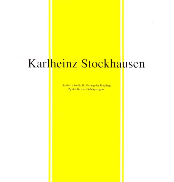 Karlheinz Stockhausen - Studie1 / Studie2 / Gesang der Junglinge : LP