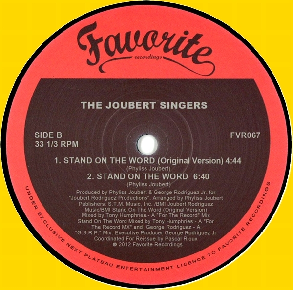 The Joubert Singers - Stand On The Word : 12inch