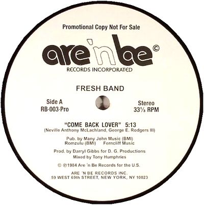 Fresh Band - Come Back Lover : 12inch