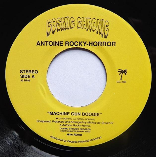 Antoine Rocky-Horror - Machine Gun Boogie : 7inch