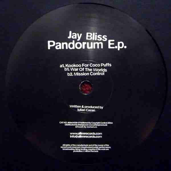 Jay Bliss - Pandorum E.P. : 12inch