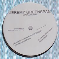 Jeremy Greenspan - Drums&Drums&Drums : 12inch