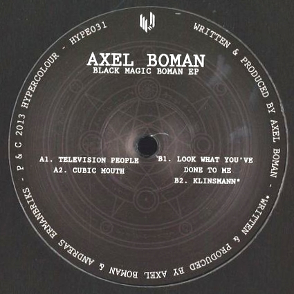 Axel Boman - Black Magic Boman EP (2016 REMASTER + RE RELEASE) : 12inch