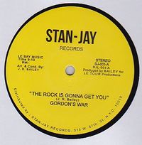 Gordon’s War - The Rock Is Gonna Get You : 12inch