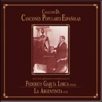 Federico Garcia Lorca - Canciones populares espa&#241;olas : CD