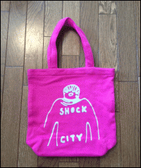 Shock City - スウェットトートバッグ◇トロピカルピンク