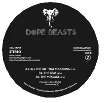 Karim - DOPE BEASTS VOL.1 : 12inch