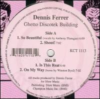 Dennis Ferrer - Ghetto Discotek Building : 12inch