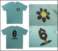 Pangaea × Qotaroo - PANGAEA 6th Anniversary T-Shirt　セージブルー L : T-SHIRT