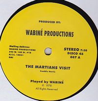 Wabine - The Martians Visit / Sail On : 12inch