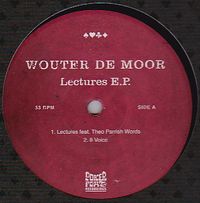 Wouter De Moor - Lectures Ep, Kirk Degiorgio Remix : 12inch
