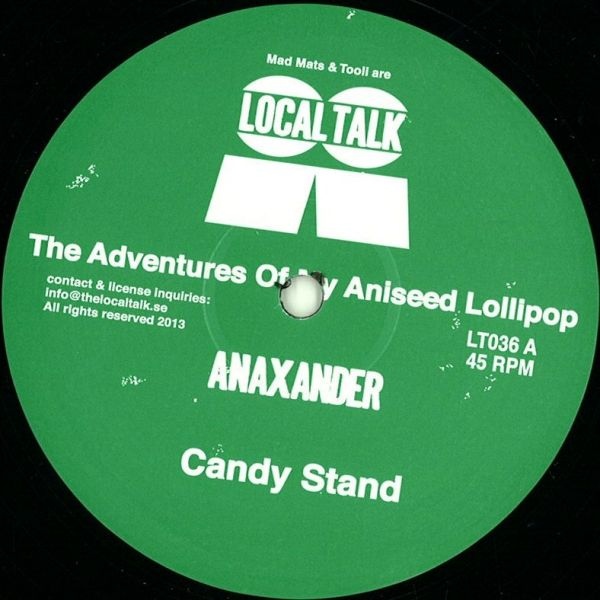 Anaxander - The Adventures Of My Aniseed Lollipop : 12inch