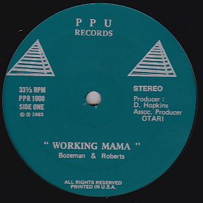 Bozeman & Roberts - Working Mama : 12inch