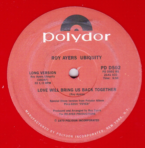 Roy Ayers Ubiquity - Running Away / Love Will Bring Us Back Together : 12inch