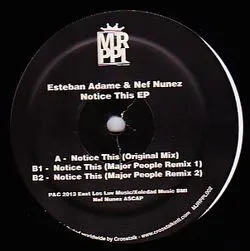 Esteban Adame & Nef Nunez - Major People : 12inch