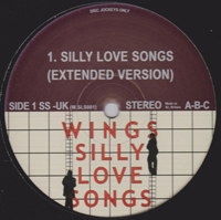 Wings - Silly Love Songs（Extended Version） : 12inch